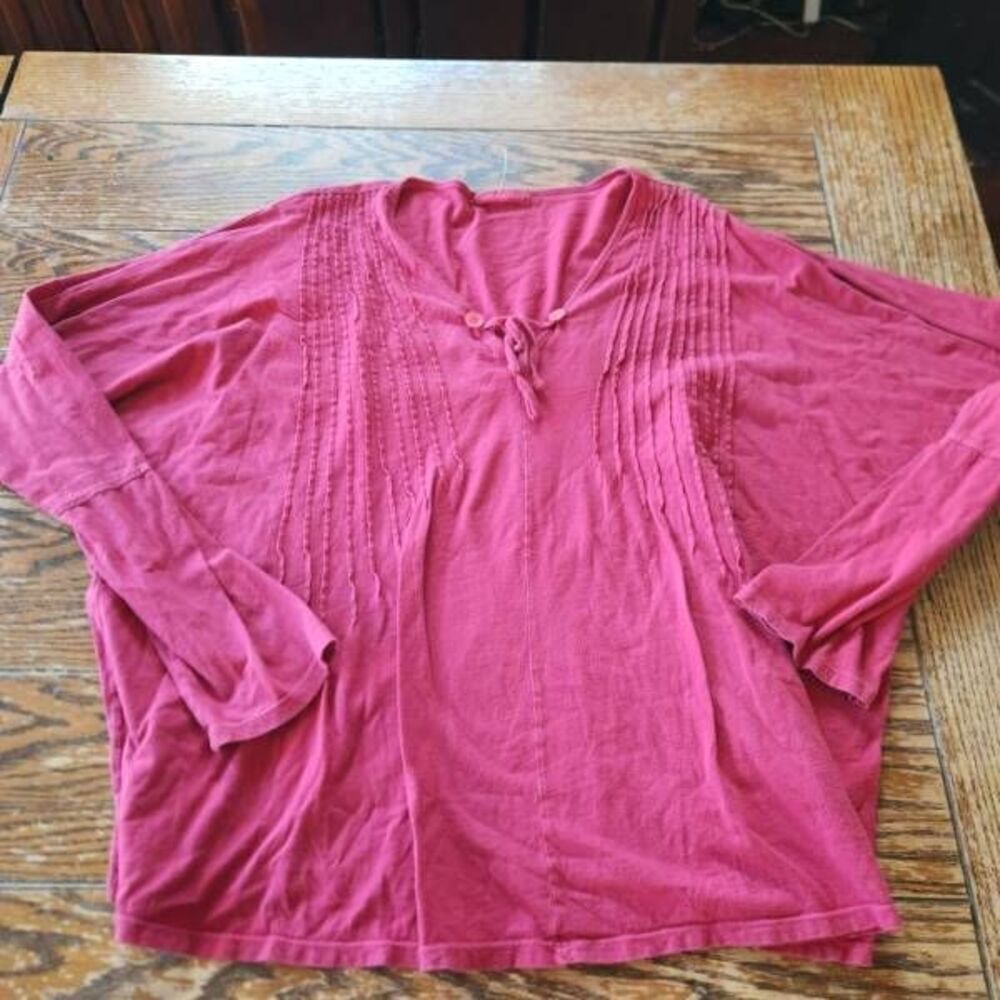 CP Shades pink v neck blouse